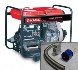 Генератор бензиновый КАМА KGE6600E Киев