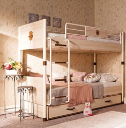 Кровать 90х200 Royal двухъярусная Киев