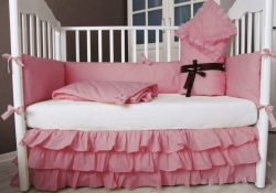Бортики в ліжечко в комплекті з конвертом, ковдрою та спідницею 5 кольорів Чернигов