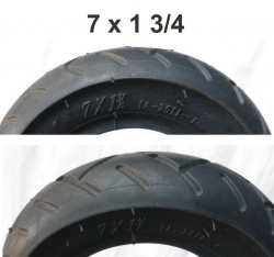 Шина покрышка 7 х 1 3/4 или 47 - 93 для инвалидной коляски Белая Церковь