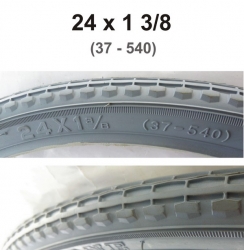 Шина (покрышка) 24 х 1 3/8 (37 - 540) DEESTONE СЕРАЯ Белая Церковь