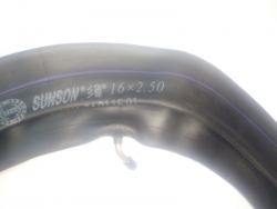 Камера 16 Х 2.50 с изогнутым штуцером для электрического велосипеда Белая Церковь