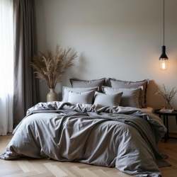 Комплект постільної білизни Варена Бавовна Порох Преміум Чернигов