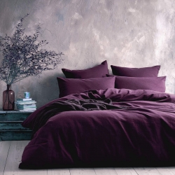 Комплект постільної білизни Варена Бавовна Фіалка Яскрава Преміум Чернигов