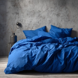 Комплект постільної білизни Варена Бавовна Синій Яскравий Преміум Чернигов