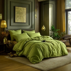 Комплект постільної білизни Варена Бавовна Хакі Преміум Чернигов