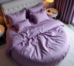 Комплект постільної білизни на Кругле ліжко Бузок Чернигов