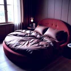 Комплект постільної білизни на Кругле ліжко Шоколад Чернигов