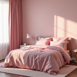 Постільний комплект Фланель однотон Рожевий Супер Люкс Чернигов